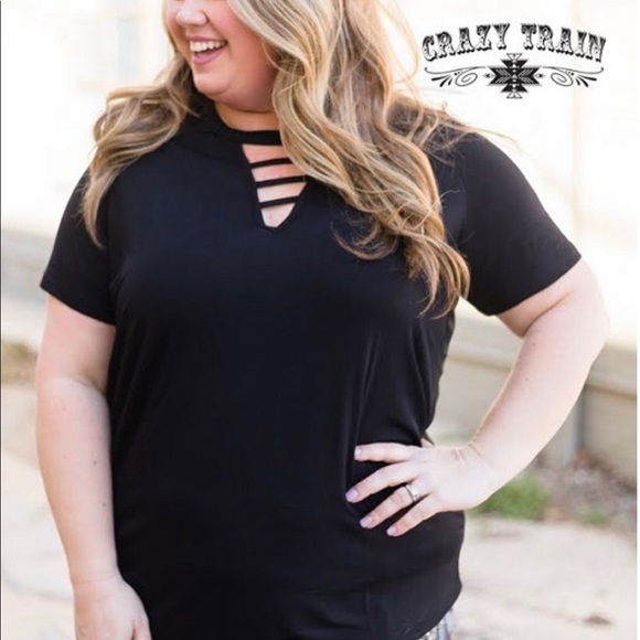 Crazy Train Get it Girl Top - Black - Picture 5 of 7
